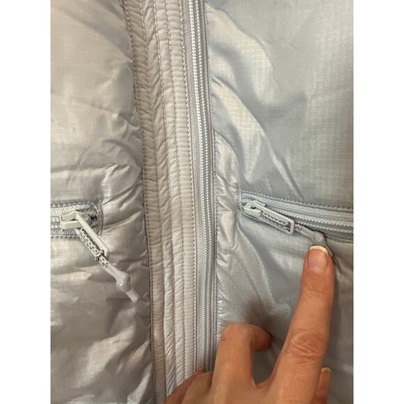 Free People NWT Light As A Feather Packable Tunic Liner Ice Grey Size M - Picture 9 of 13